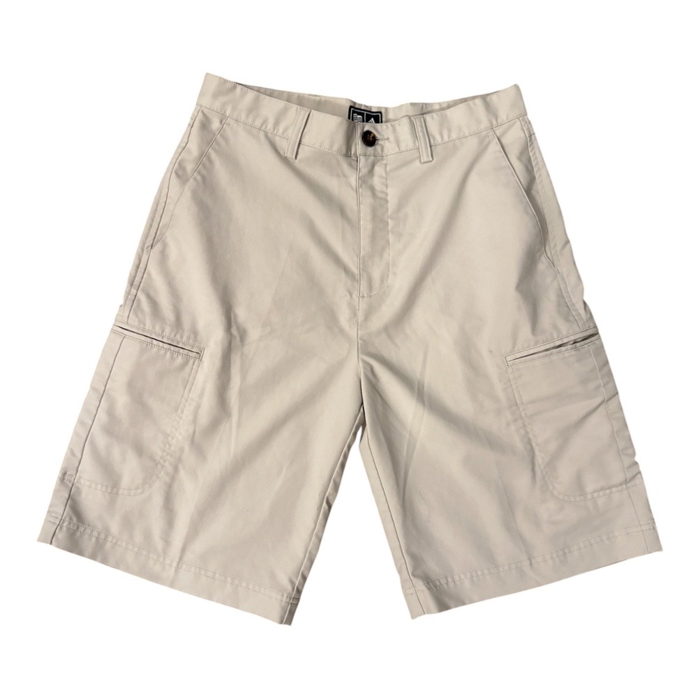 Adidas Cargo Golf Shorts Mens 30 Tan Polyester Lightweight Performance